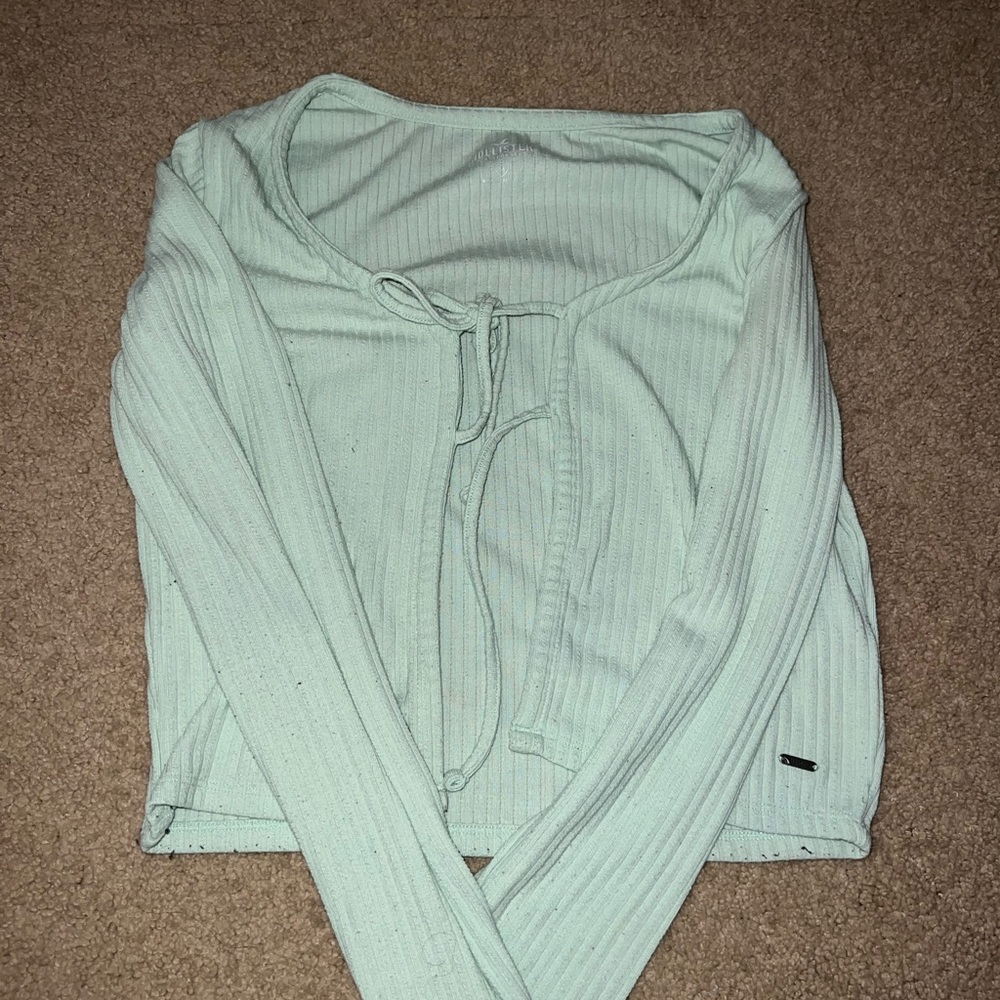comfy green sweater